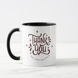 Taza Mug gracias por tu sacrificio