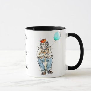 Taza Mug grande 'tan joven como te sientes'