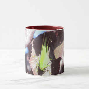 Taza Mug - Grasas verdes en hojas