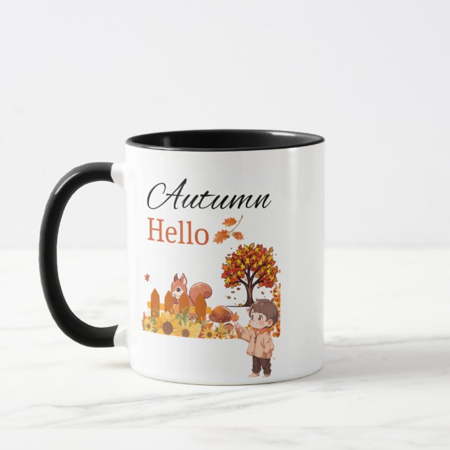 Taza Mug Hello Autumn (Izquierda)