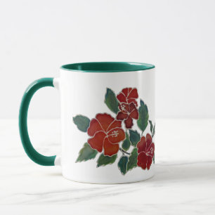 Taza Mug - Hibiscus Rojo