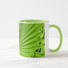 Taza Mug - Hoja de Palma en Luz Solar