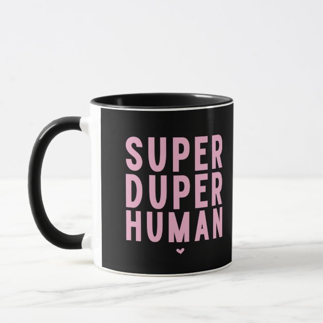 Taza Mug humana Super Duper (Izquierda)