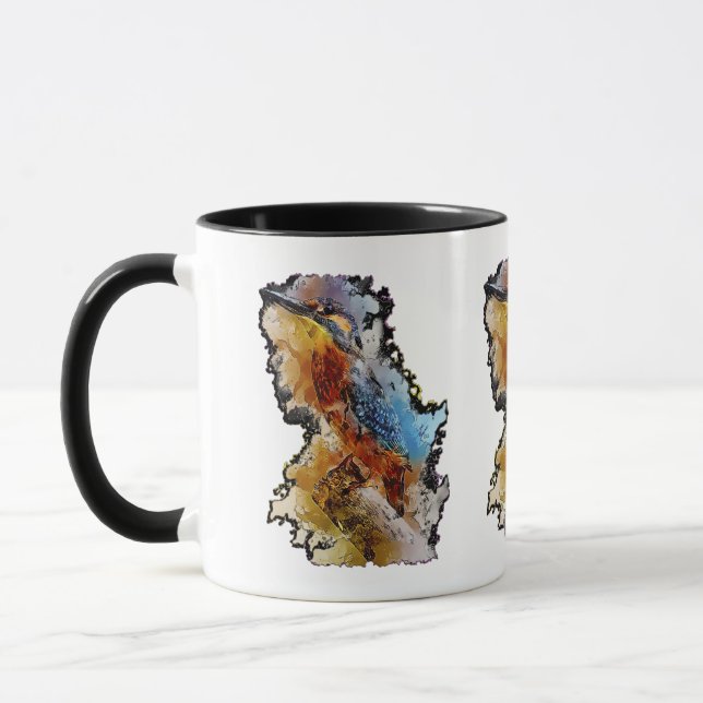 Taza Mug Humming Bird Gem Bee Emerald Brillante Topacio (Izquierda)