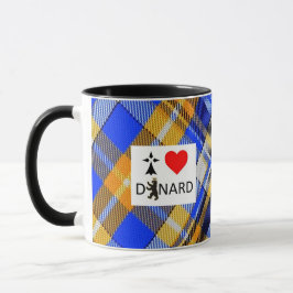 Taza Mug I love Dinard et tartan