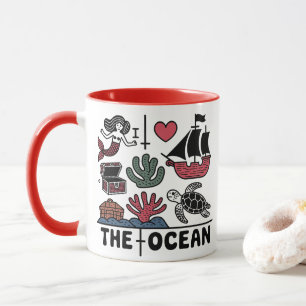 Taza Mug I LOVE EL OCÉANO