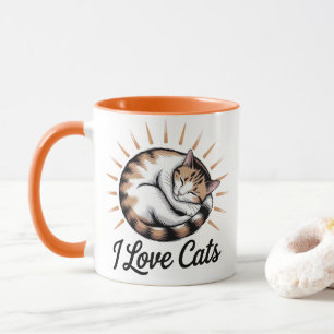 Taza Mug I LOVE GATOS
