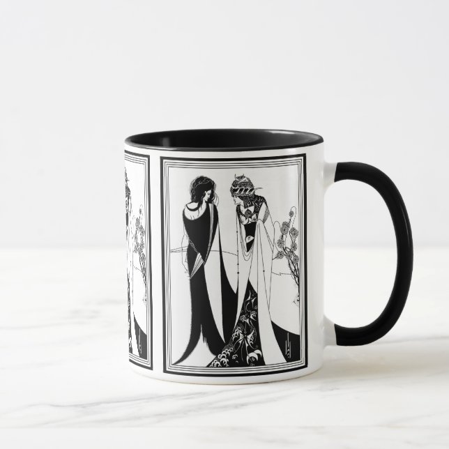 Taza Mug: Ilustracion de Aubrey Beardsley (Derecha)