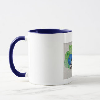 Taza Mug impreso "Lady Blue"