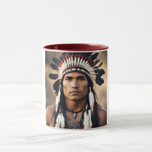 Taza Mug indio nativo americano