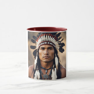 Taza Mug indio nativo americano