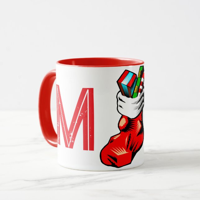 Taza Mug inicial de los navidades (Anverso izquierdo)
