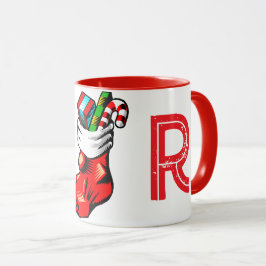 Taza Mug inicial de los navidades