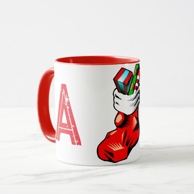 Taza Mug inicial de los navidades (Anverso izquierdo)