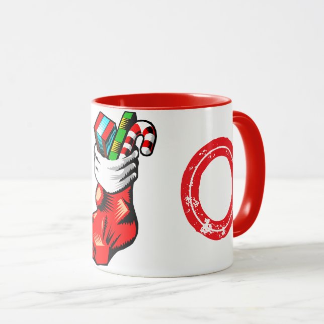 Taza Mug inicial de los navidades (Anverso derecho)