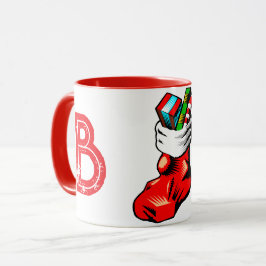 Taza Mug inicial de los navidades