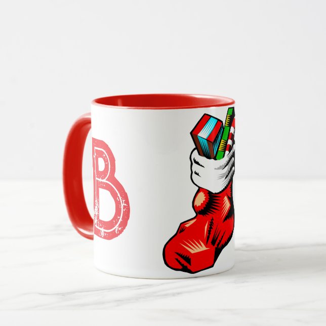 Taza Mug inicial de los navidades (Anverso izquierdo)