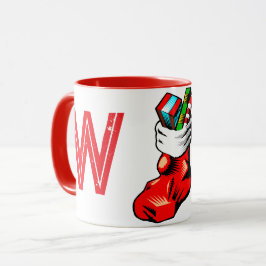 Taza Mug inicial de los navidades