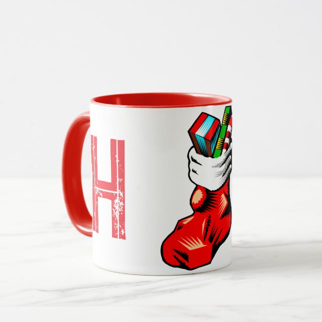 Taza Mug inicial de los navidades (Anverso izquierdo)