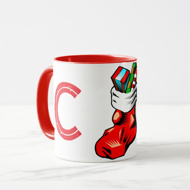 Taza Mug inicial de los navidades (Anverso izquierdo)