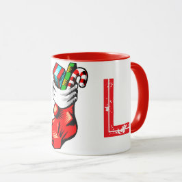 Taza Mug inicial de los navidades