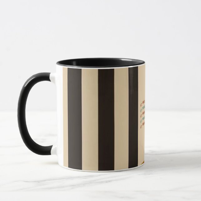 Taza Mug inspirada en los años 60. Todos Serán Groovy (Izquierda)