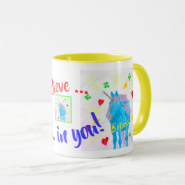 Taza Mug Inspiradora de Unicornio autofabricada