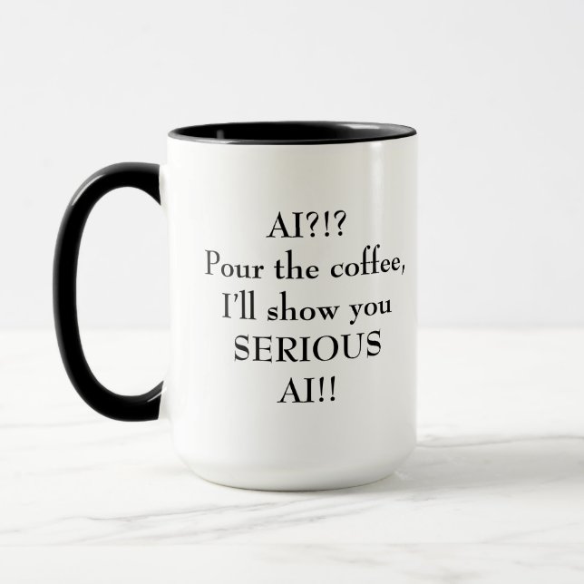 Taza ¡¡Mug Inteligencia Artificial!! (Izquierda)