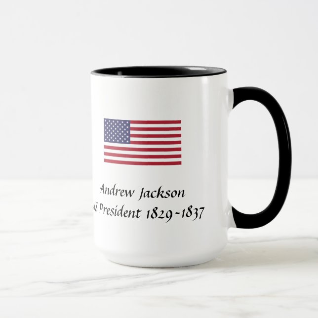 Taza Mug Jackson, presidente de Estados Unidos (Derecha)