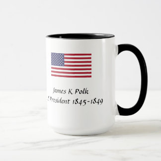 Taza Mug James K Polk, presidente de Estados Unidos