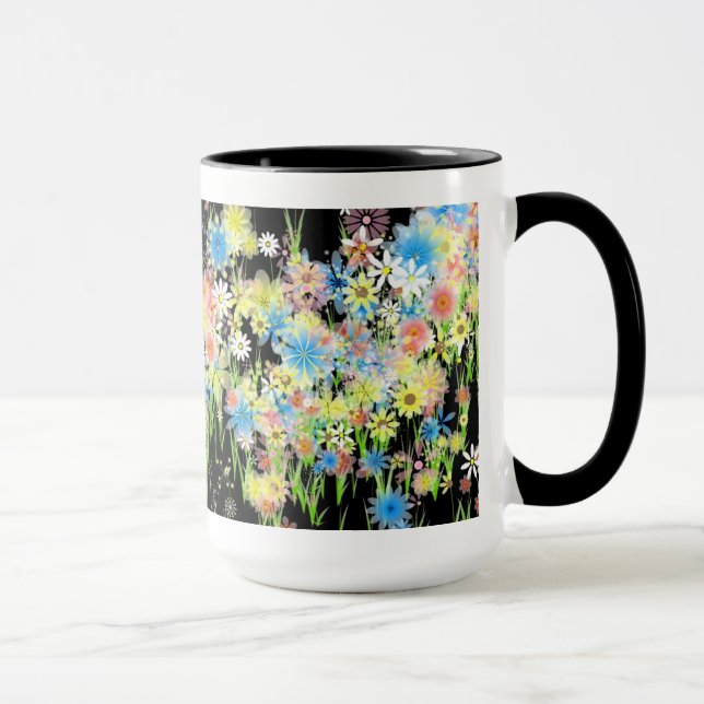 Taza Mug. Jardín de flores (Derecha)