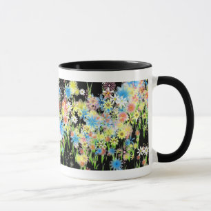 Taza Mug. Jardín de flores