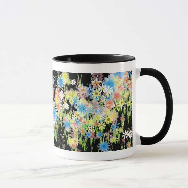 Taza Mug. Jardín de flores (Derecha)