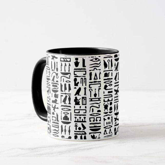 Taza Mug jeroglífico egipcio (Anverso izquierdo)