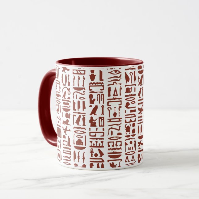 Taza Mug jeroglífico egipcio (Anverso izquierdo)