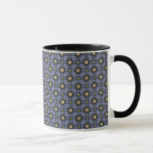 Taza MUG Jimette Diseño azul sobre negro
