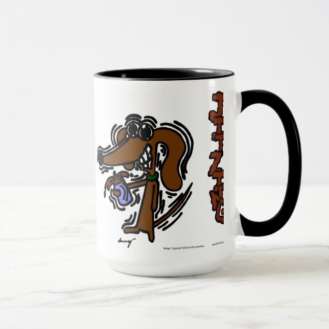 Taza Mug "JITZING" del café medio (Derecha)