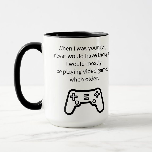 Taza Mug, jugador adulto de videojuegos (Izquierda)
