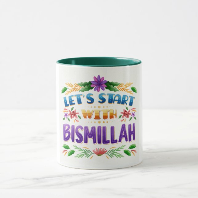 Taza Mug-Let’s Start with Bismillah Mug (Centro)