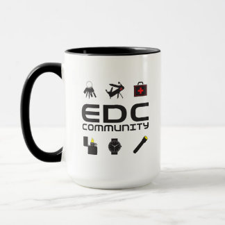 Taza Mug - Logo de EDCC en negro con colores