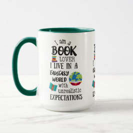 Taza Mug Lover del libro
