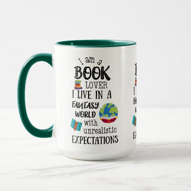 Taza Mug Lover del libro (Izquierda)