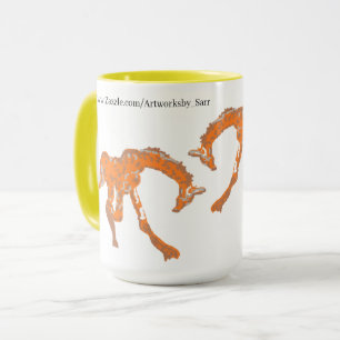 Taza Mug: Luchando con jirafas