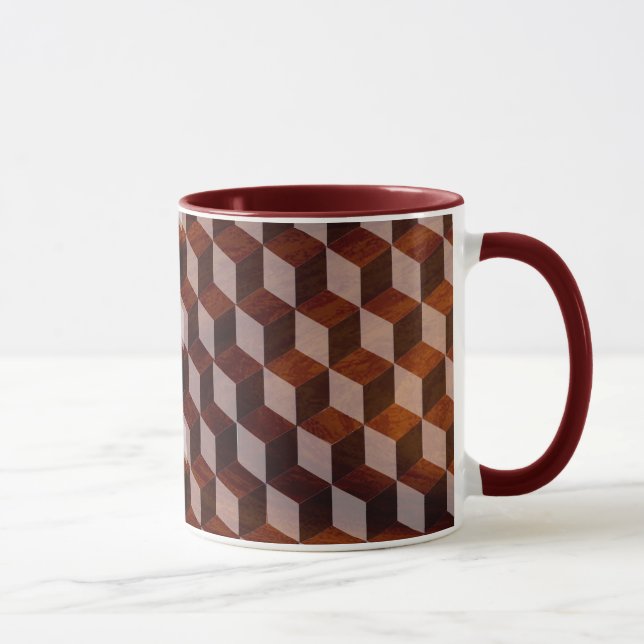 Taza Mug - Madera con incrustaciones falsas (Derecha)