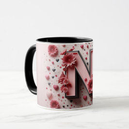 Taza Mug Magic N Valentine Alphabet 3D