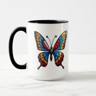 Taza Mug mágico de mariposa brillante