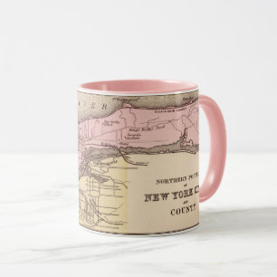 Taza Mug. Mapa de la ciudad de Nueva York