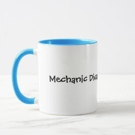 Taza Mug Mecánica Femenina (¡Personalizar!)