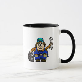 Taza Mug Mecánico Masculino (¡Personalizar!)