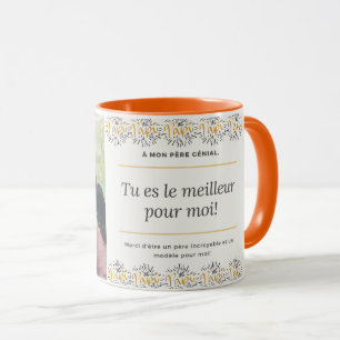 Taza Mug Meilleur Papa du Monde - Cadeau Parfait
